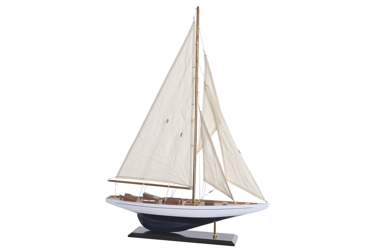 Velero decorativo de madera Regata