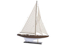 Velero decorativo de madera Regata