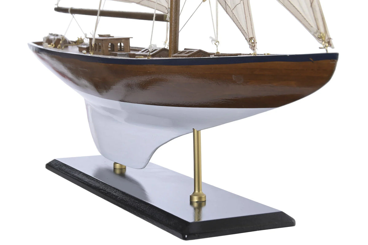 Velero decorativo de madera Regata