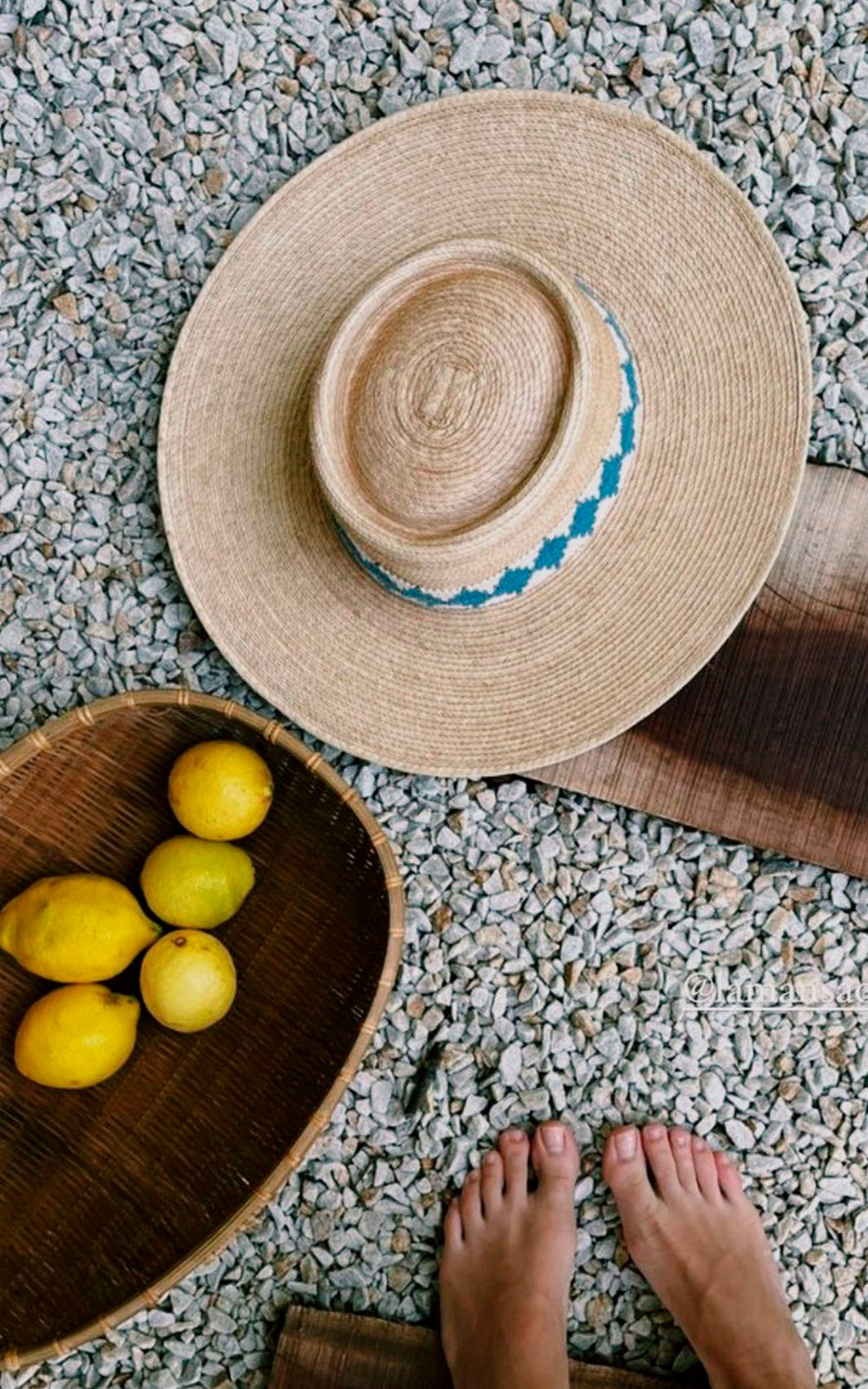 Sombrero Jalapa Buenos Aires de Pino & Jacaranda, detalle 2