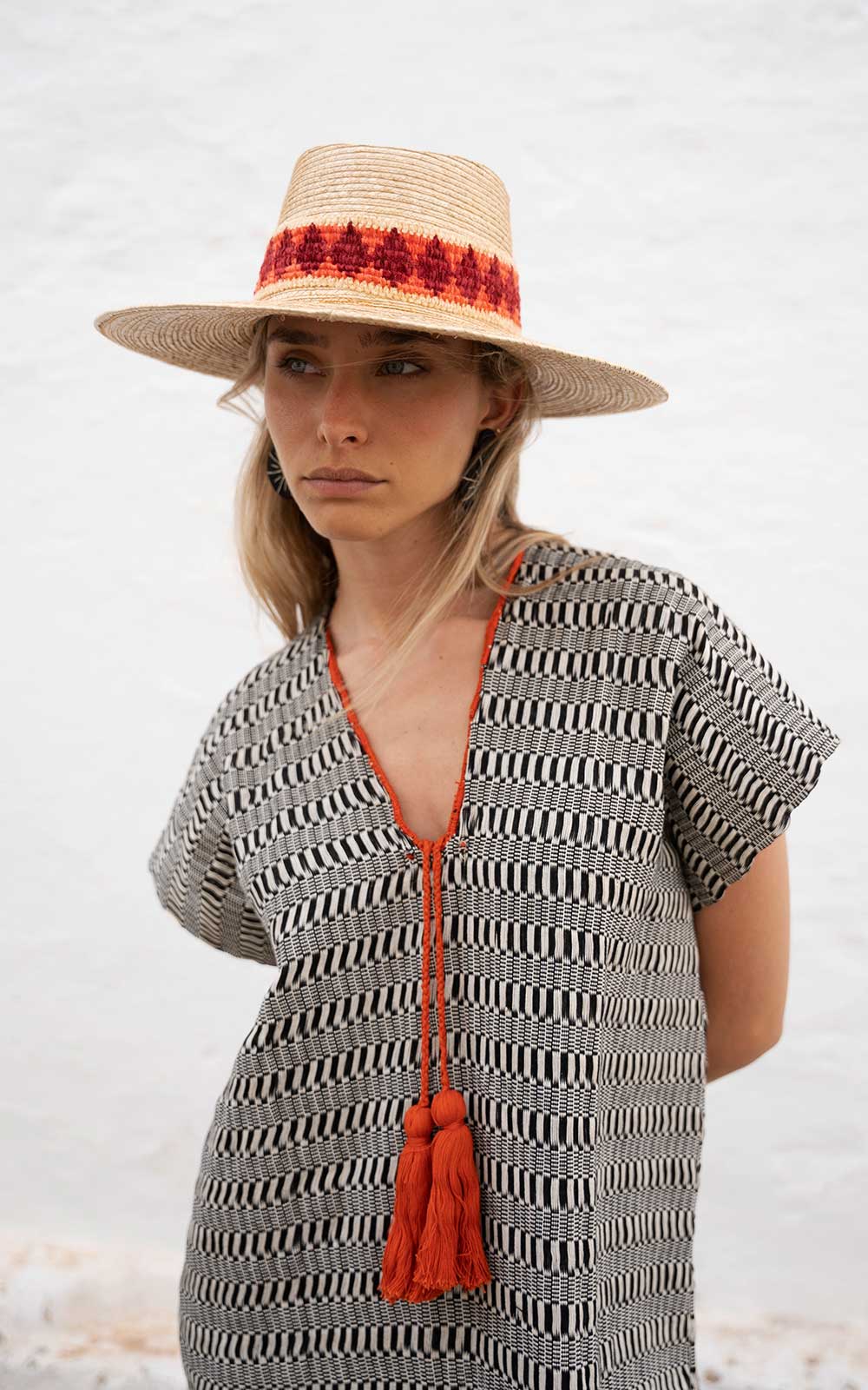 Sombrero Jalapa Haiti de Pino & Jacaranda, detalle 3