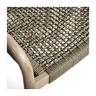 Silla apilable de eucalipto y cuerda topo Horta