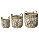 Set de 3 Cestos Portaropa Kawong Blanco