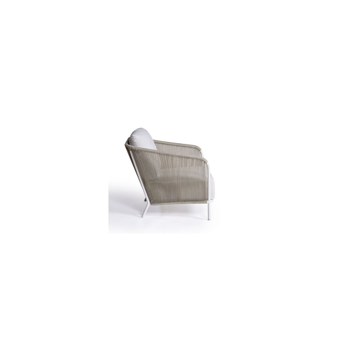 Sillón de exterior de aluminio y cuerda Chania