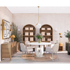 Silla con brazos gris piedra y pata cromada Cargèse
