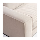 Sofá tapizado beige piedra de 240 cm Fira