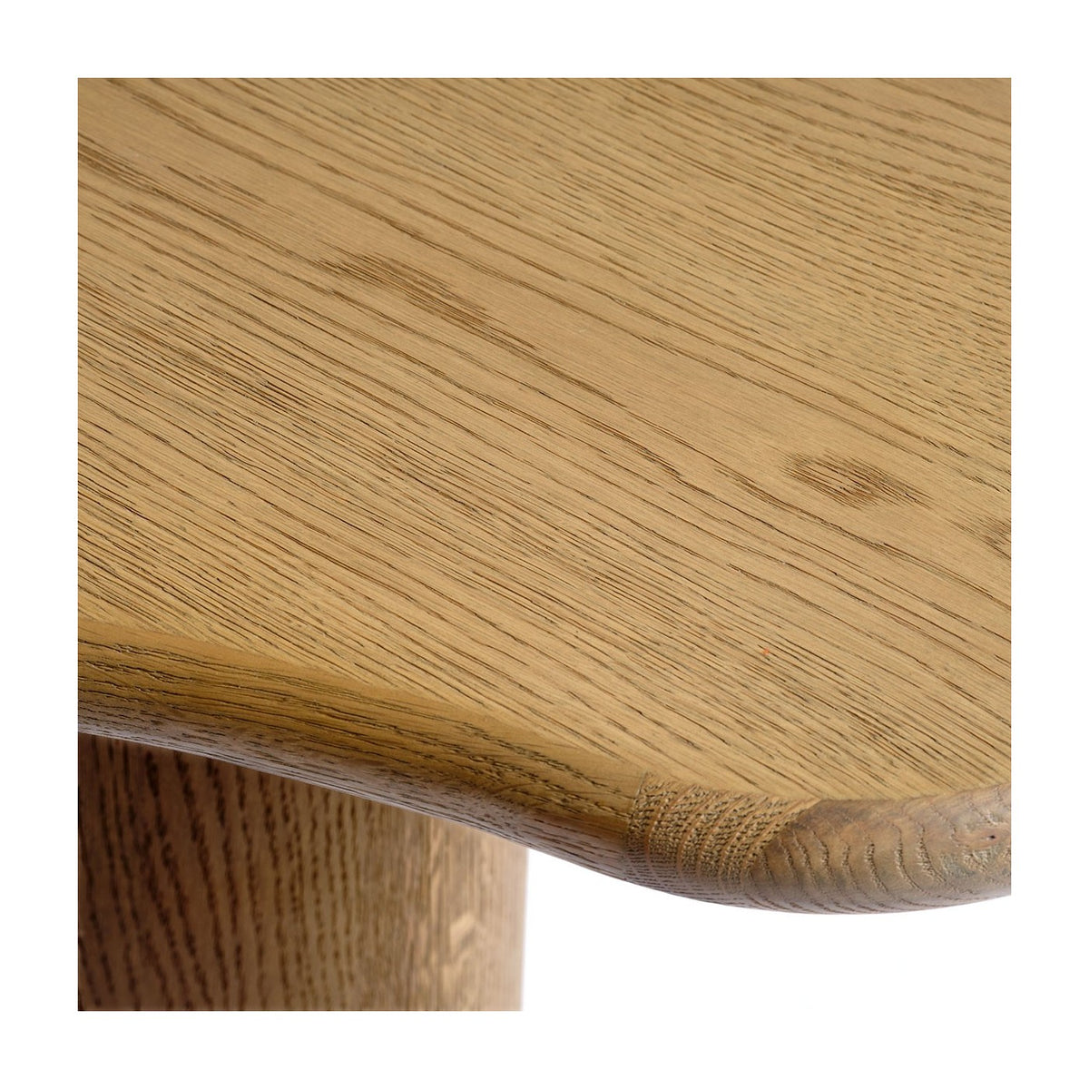 Mesa de centro irregular de roble natural 150 Uzès