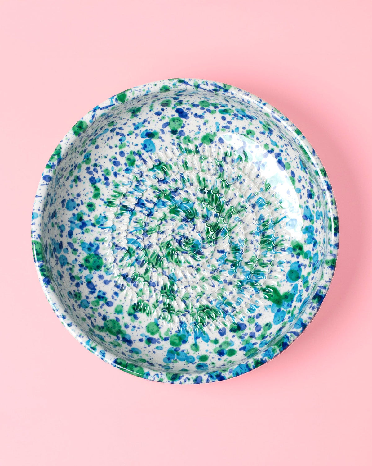 Plato Rallador de Cerámica Coral