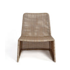 Sillón de ratán sintético lino para exterior Nafplio