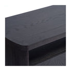 Mueble de TV de roble black brown con cuatro puertas Tamegroute