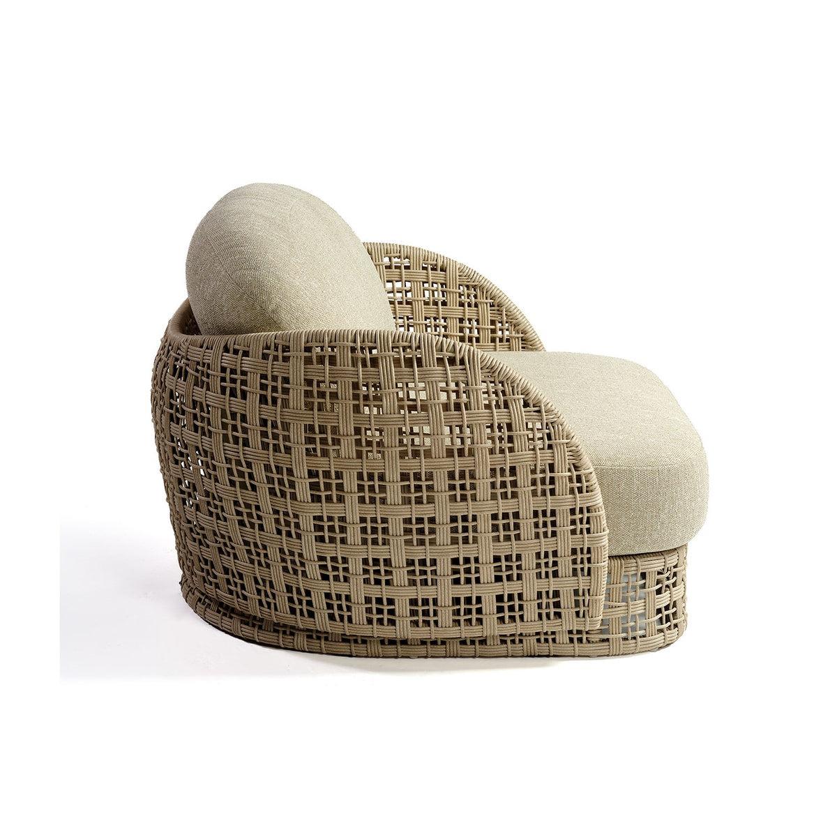 Sillón de exterior de resina trenzada Femés