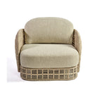 Sillón de exterior de resina trenzada Femés