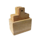 Juego de 4 Posavasos Rectangulares con Caja