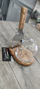 Set cortatrufas Maglionero Iside de olivo con hoja ondulada