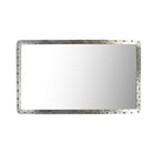 Espejo rectangular de hierro con remaches Pirita