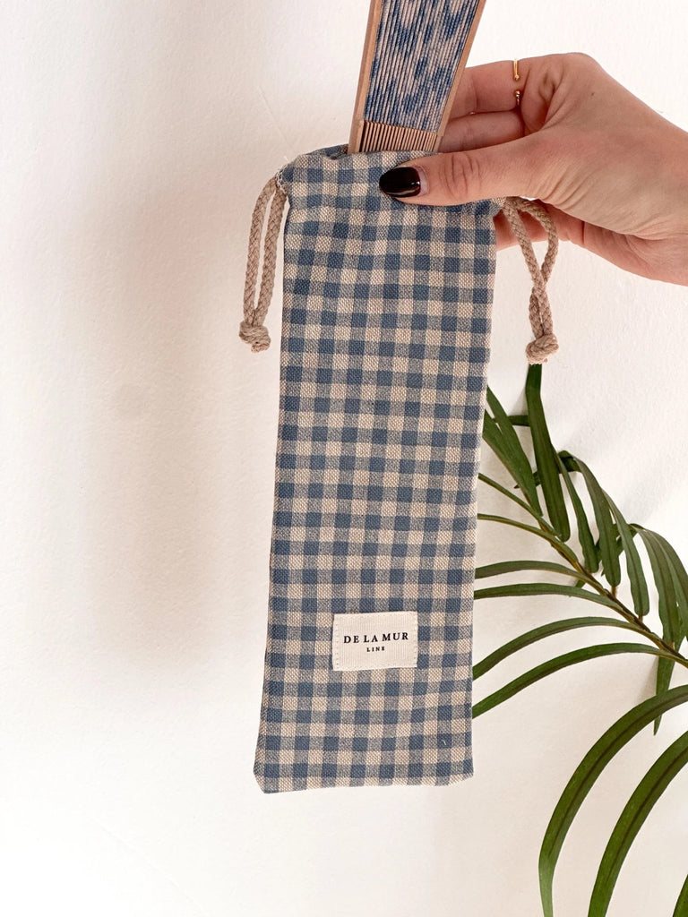 Abanico con Funda Isa - pino_y_jacaranda