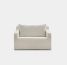 Sillón de 1 plaza con funda lavable de algodón Junwen