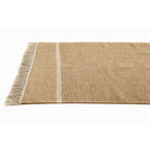 Alfombra kilim beige de algodón tejida a mano Sodalita