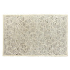 Alfombra kilim marfil de lana y algodón de 375 x 260 cm Tanzanita