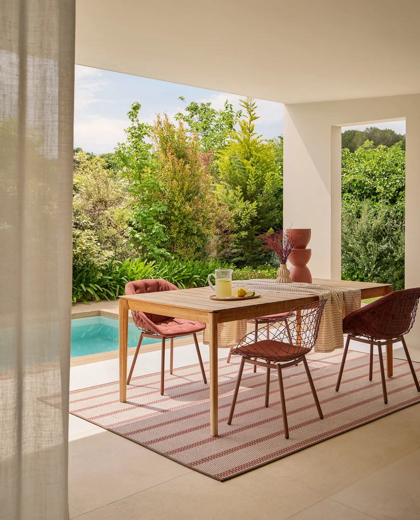 Alfombra de Interior y Exterior Aral Circular - pino_y_jacaranda