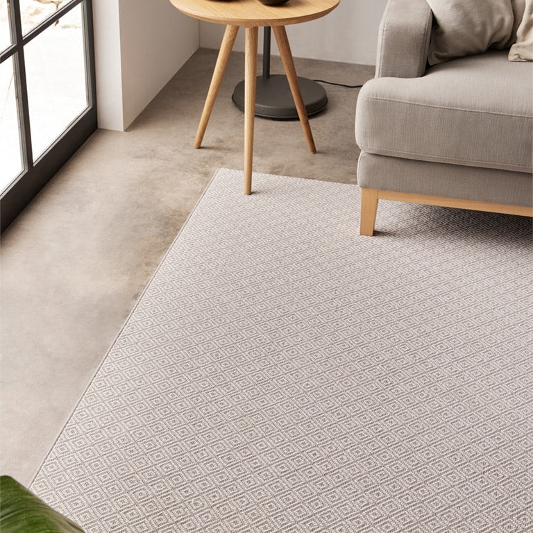 Alfombra de Interior y Exterior Gala Diamond Circular - pino_y_jacaranda