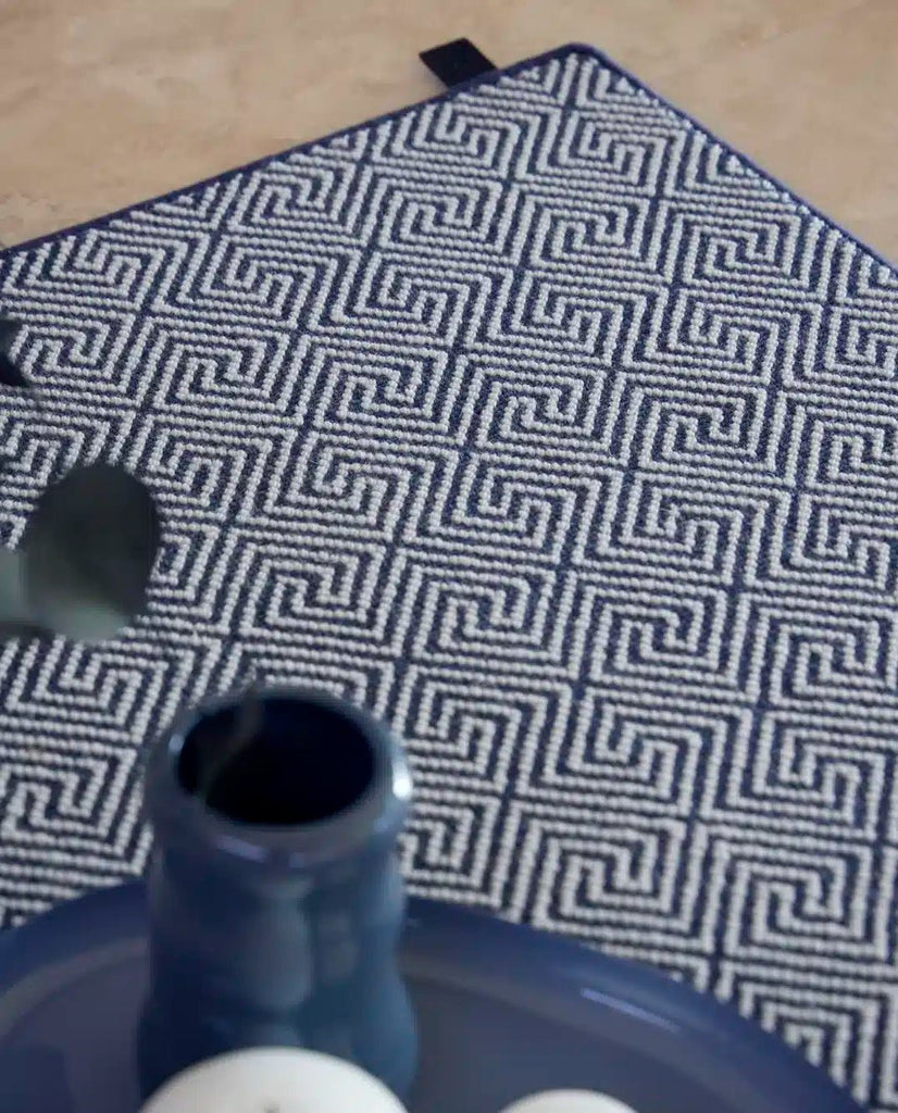 Alfombra de Interior y Exterior Gala Key Circular - pino_y_jacaranda