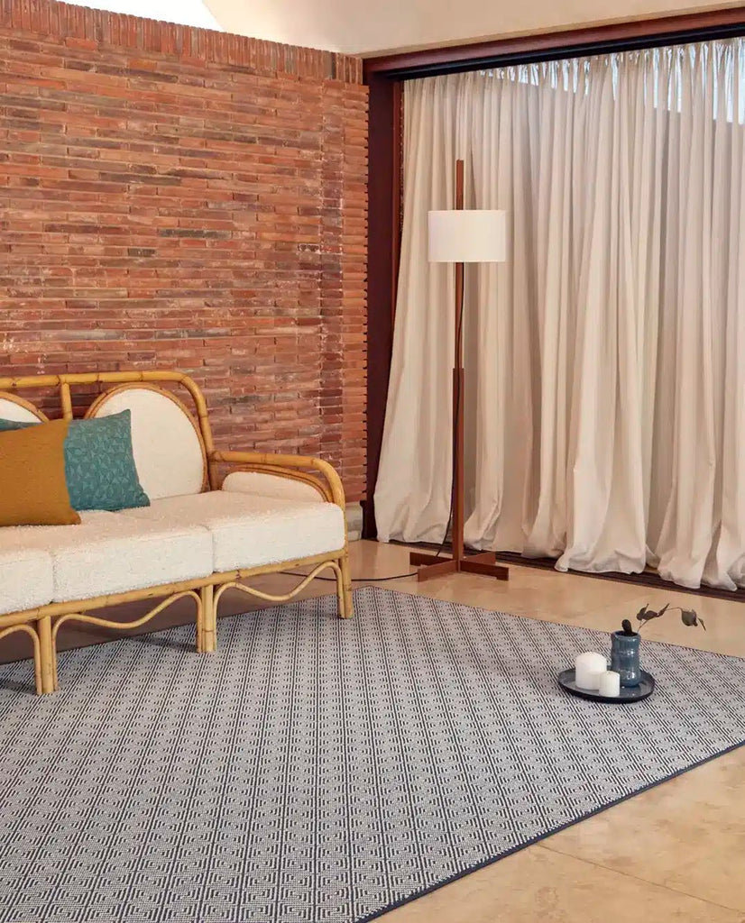 Alfombra de Interior y Exterior Gala Key Circular - pino_y_jacaranda