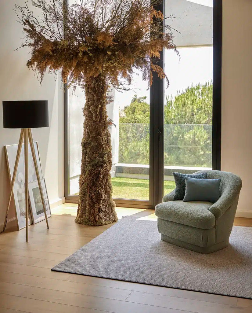 Alfombra de Interior y Exterior Gala Key Circular - pino_y_jacaranda