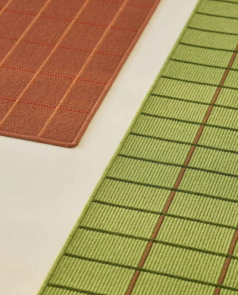 Alfombra de Interior y Exterior Kilt Circular - pino_y_jacaranda