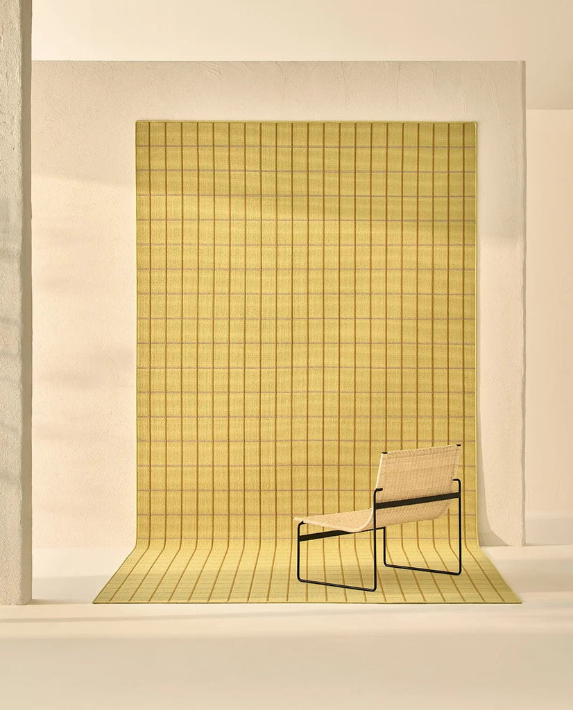 Alfombra de Interior y Exterior Kilt Circular - pino_y_jacaranda