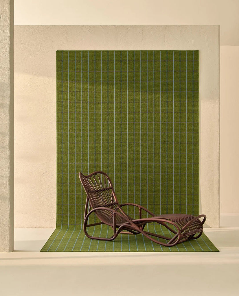 Alfombra de Interior y Exterior Kilt Circular - pino_y_jacaranda