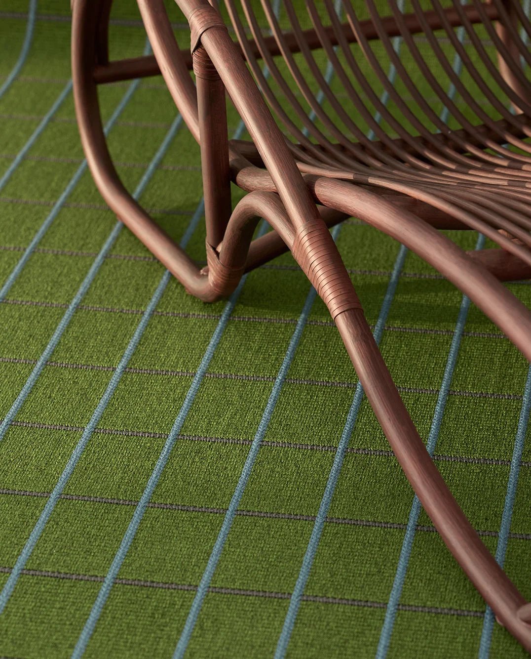 Alfombra de Interior y Exterior Kilt Circular - pino_y_jacaranda