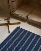 Alfombra de Interior y Exterior Maya Lineage Circular - pino_y_jacaranda