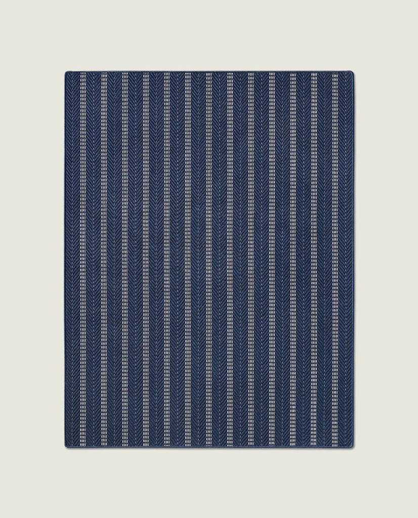 Alfombra de Interior y Exterior Maya Lineage Circular - pino_y_jacaranda