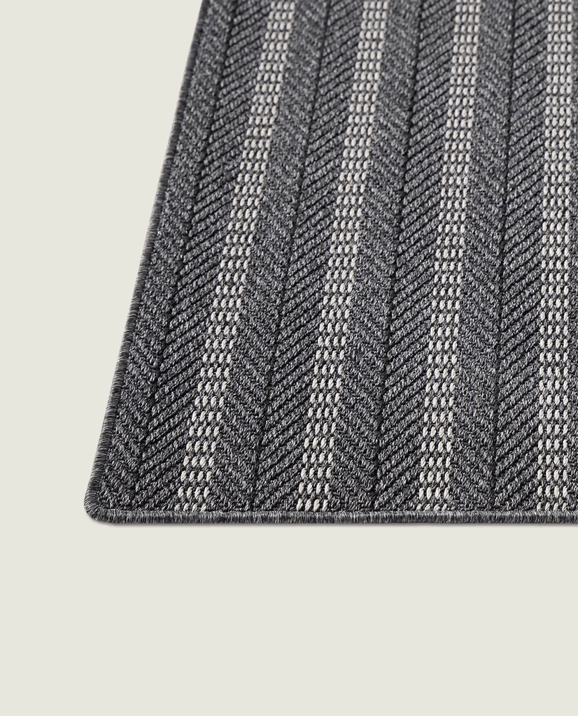 Alfombra de Interior y Exterior Maya Lineage Circular - pino_y_jacaranda