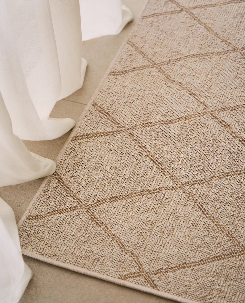 Alfombra de Interior y Exterior Palma Nomad Circular - pino_y_jacaranda