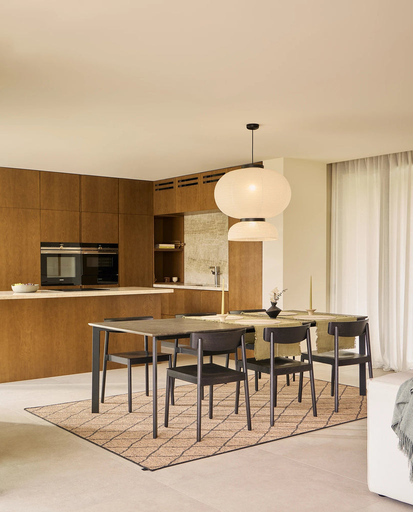 Alfombra de Interior y Exterior Palma Nomad Circular - pino_y_jacaranda