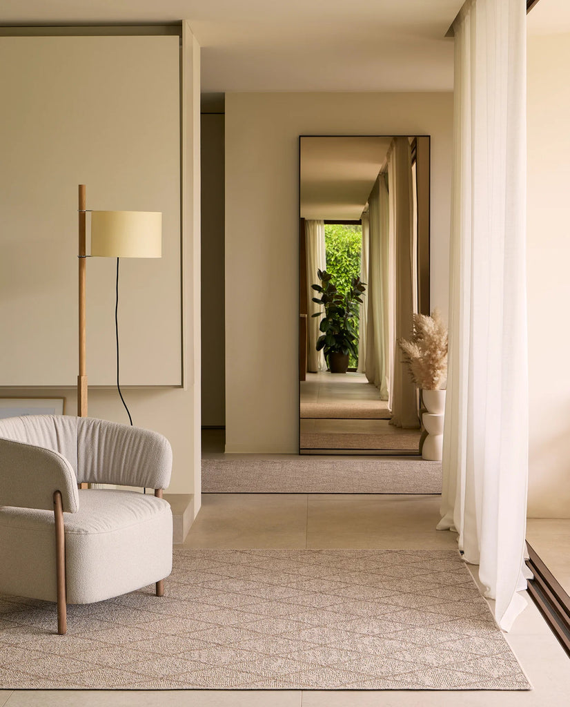 Alfombra de Interior y Exterior Palma Nomad Circular - pino_y_jacaranda