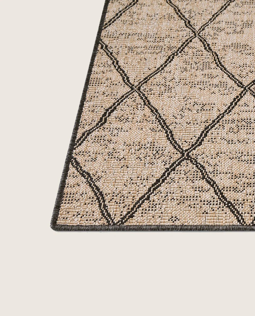 Alfombra de Interior y Exterior Palma Nomad Circular - pino_y_jacaranda