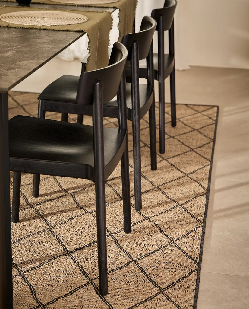 Alfombra de Interior y Exterior Palma Nomad Circular - pino_y_jacaranda