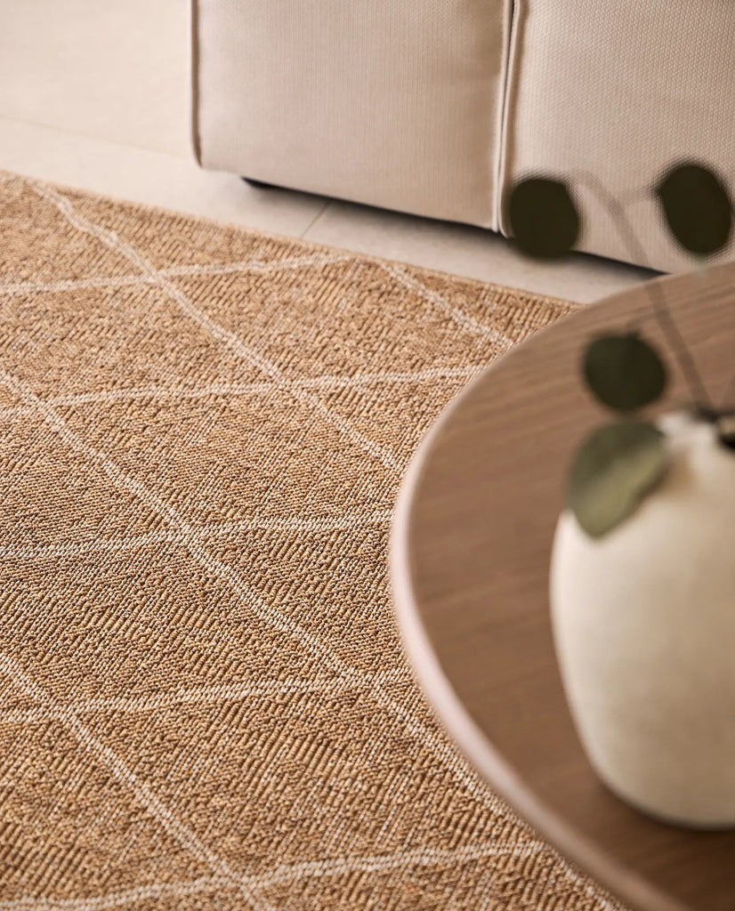 Alfombra de Interior y Exterior Palma Nomad Circular - pino_y_jacaranda