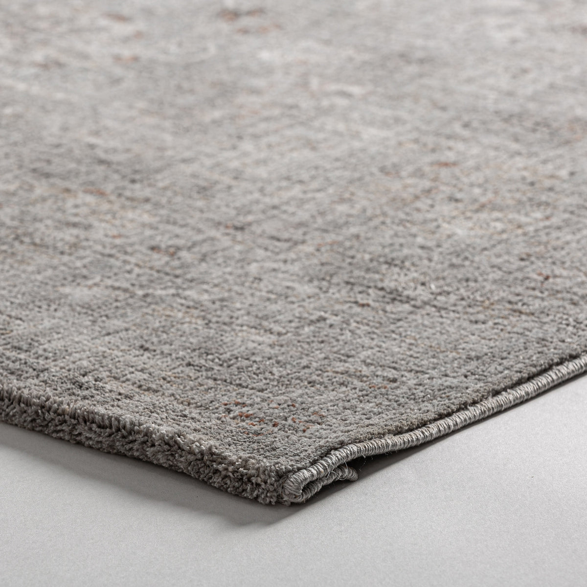Alfombra de poliéster gris Tallante