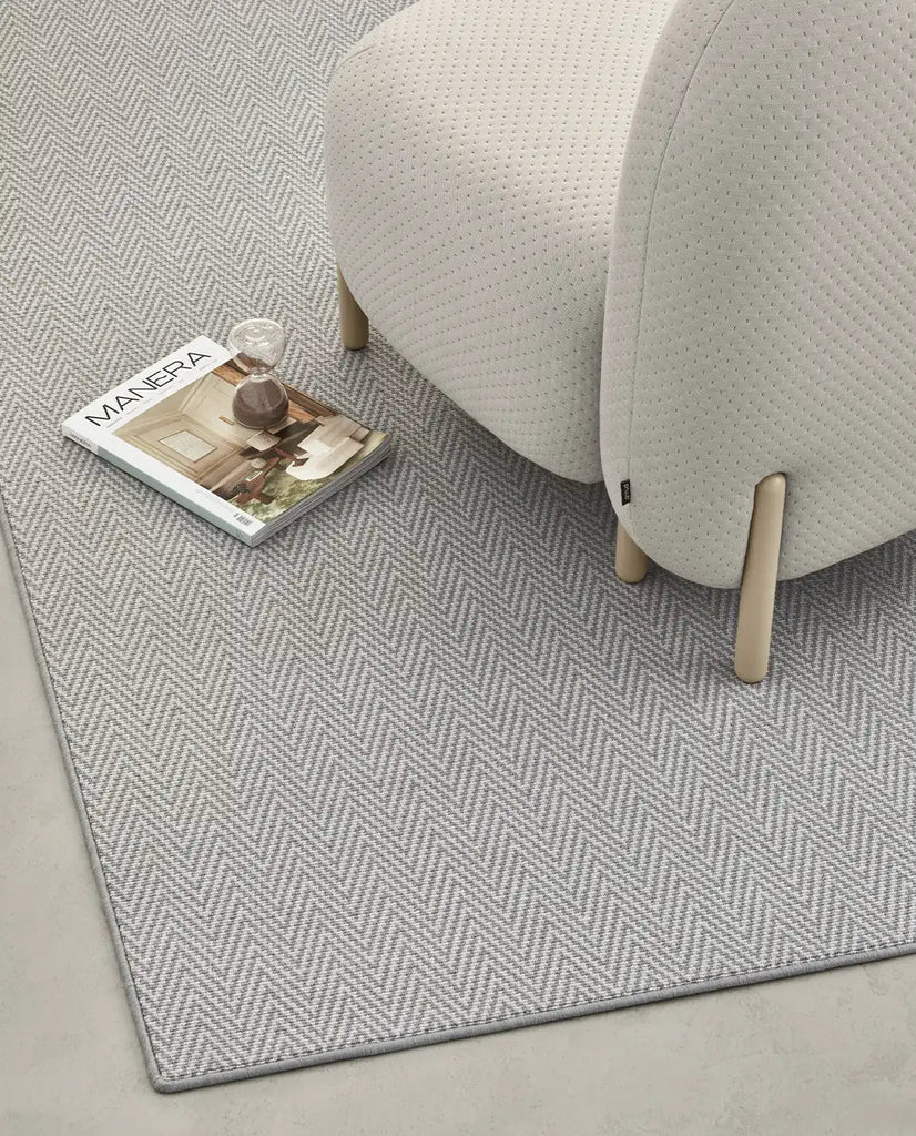 Alfombra Diana Herringbone Circular - #pino_y_jacaranda#