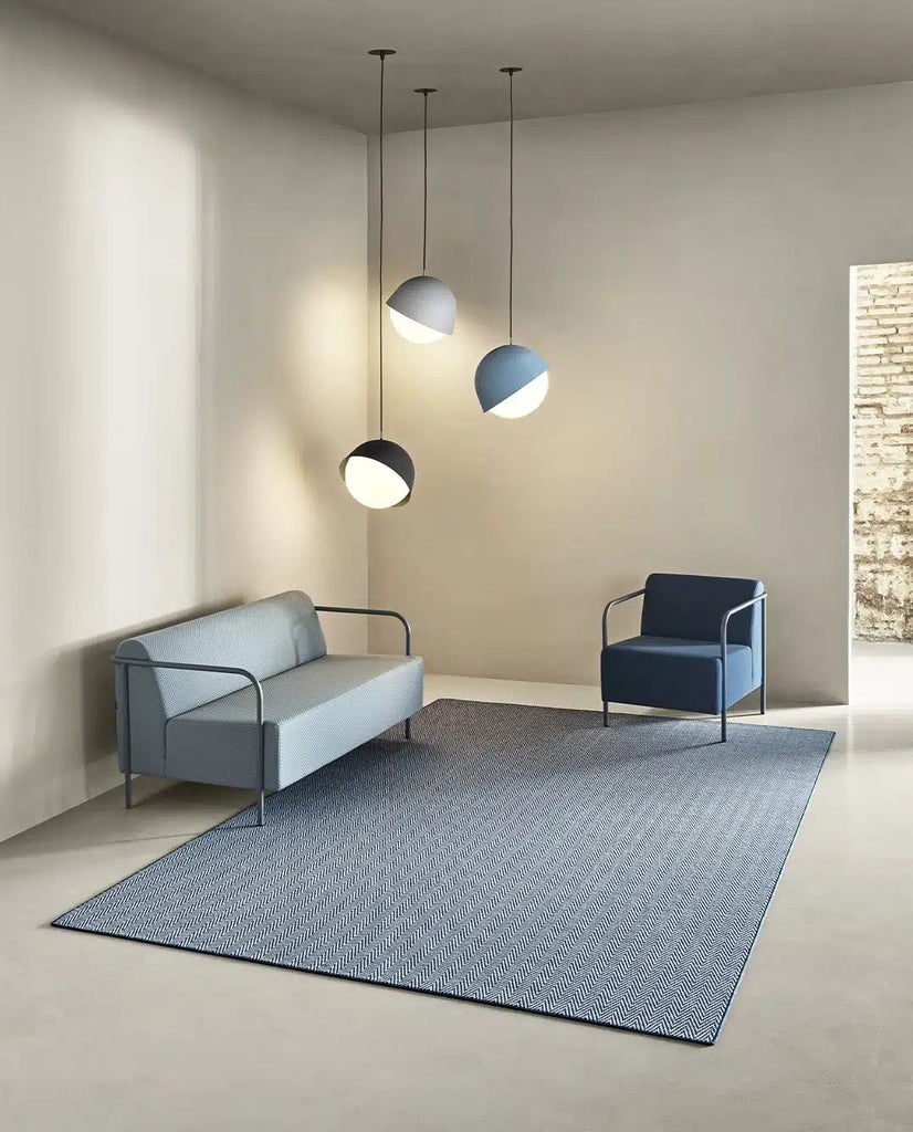 Alfombra Diana Herringbone Circular - #pino_y_jacaranda#