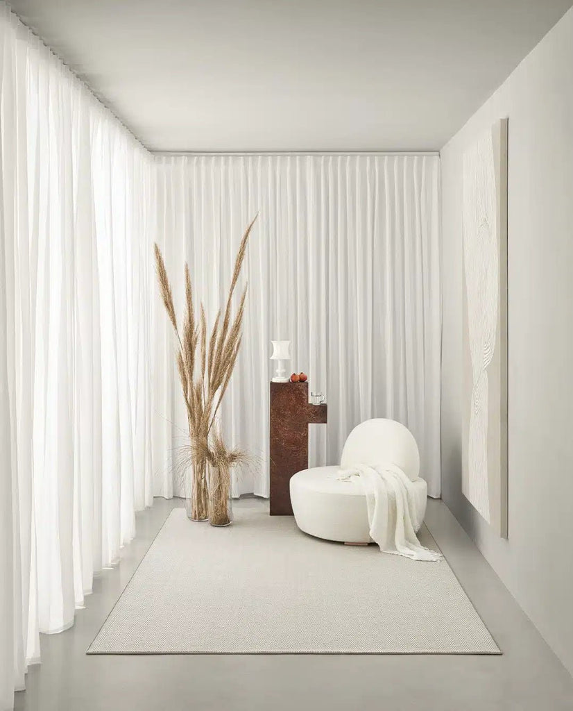 Alfombra Diana Herringbone Circular - #pino_y_jacaranda#