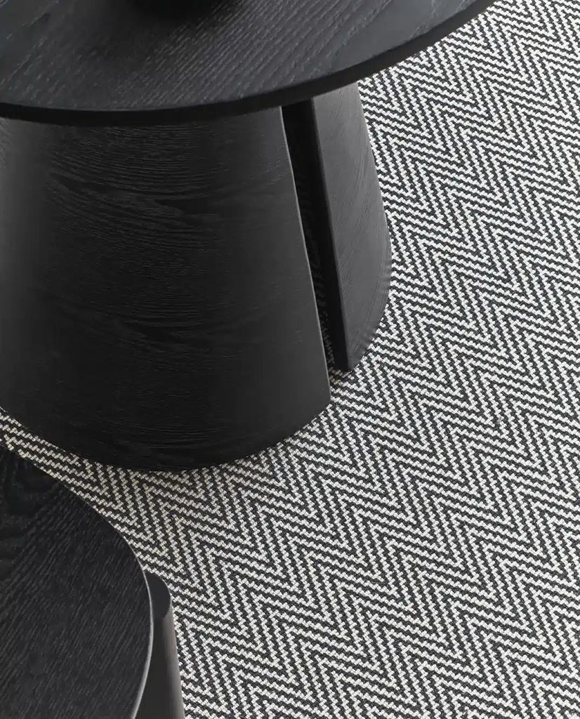 Alfombra Diana Herringbone Circular - #pino_y_jacaranda#