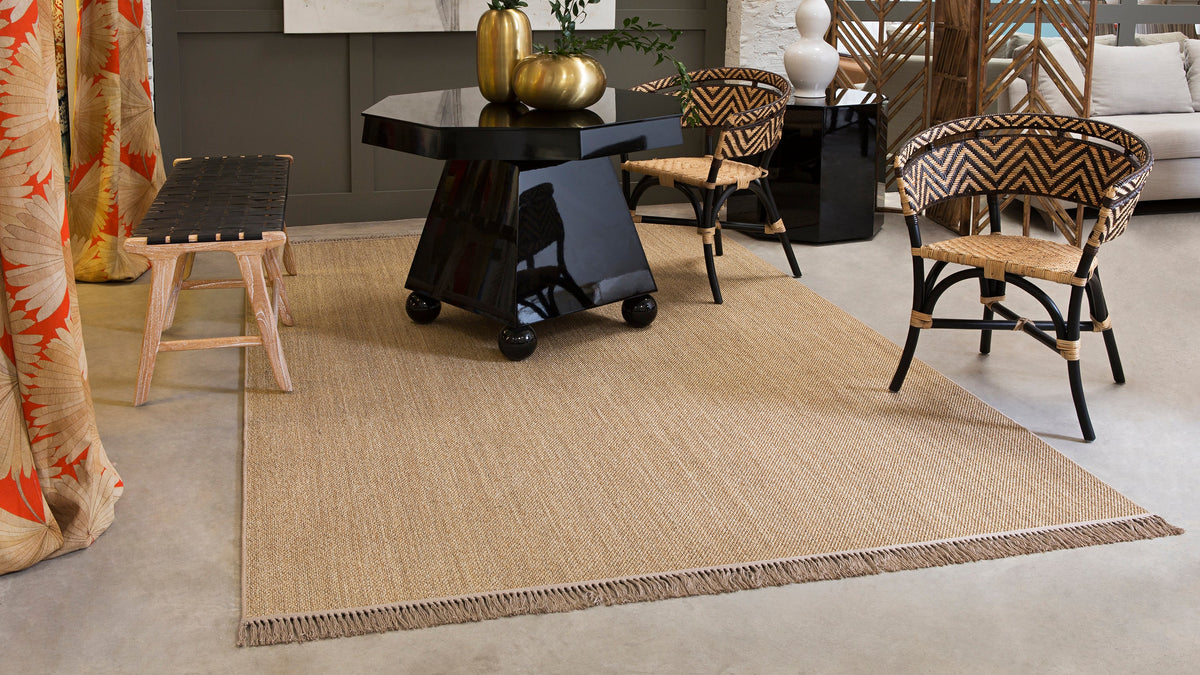 Alfombra redonda de sisal Hebi