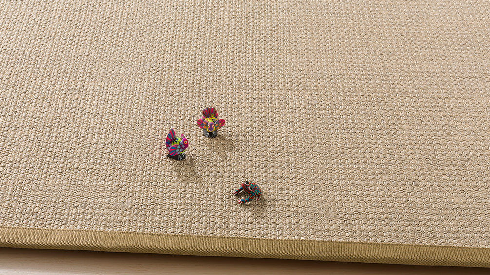 Alfombra rectangular de sisal Heneken