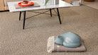 Alfombra rectangular de sisal y lana Ninkasi