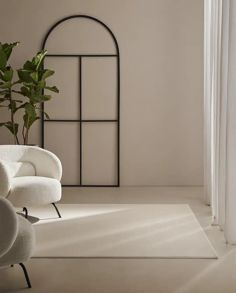 Alfombra Redonda de Interior y Exterior Annabelle III - pino_y_jacaranda